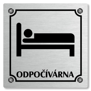 Odpočívárna, 118x118mm, stříbrná, Kansas